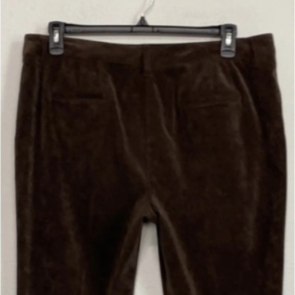 Larry Levine NWOT Brown Thin Wale Boot Cut Corduroy Pants Plus Size 16 Petite - Picture 5 of 7